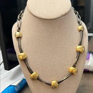 Chico’s Gold and Silver Women's Necklace